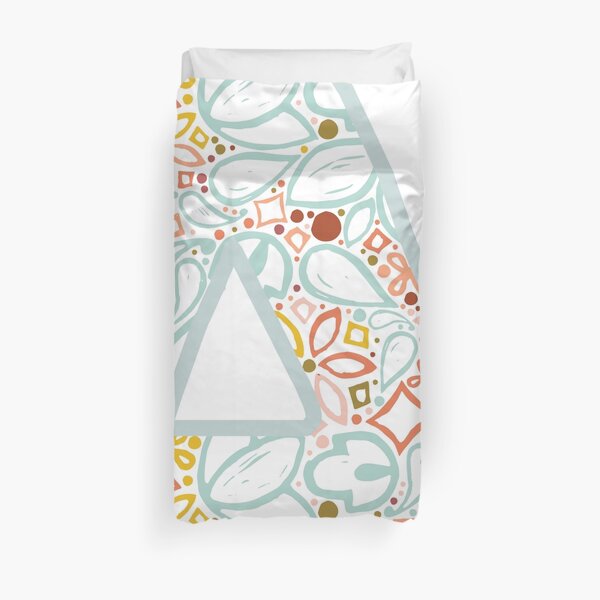 happy A Duvet Cover