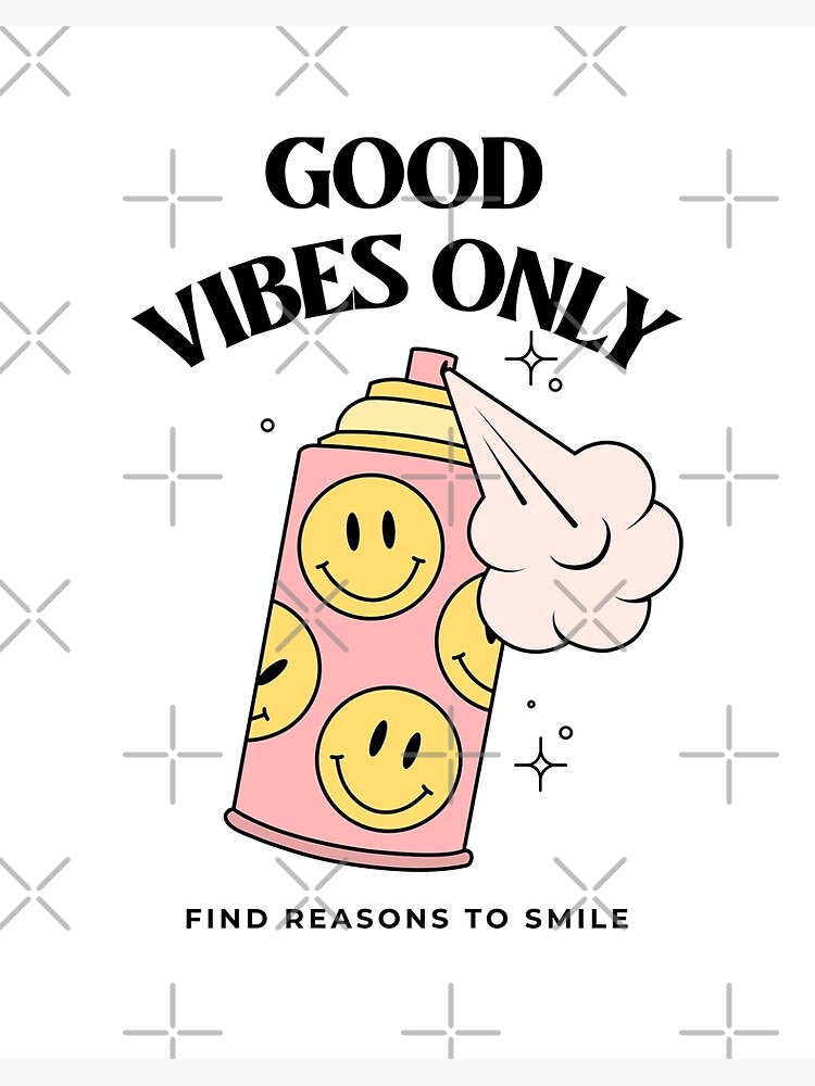 Download Radiating Happiness With Good Vibes Only Wallpaper