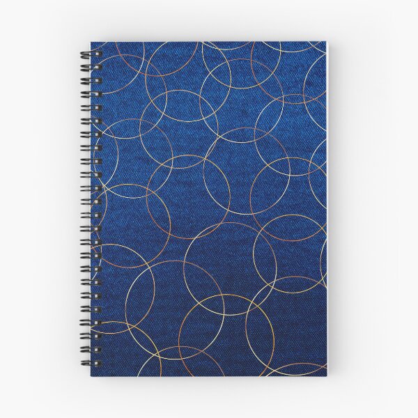 Artikelvorschau, Goldene Ringe auf Dunkelblau entworfen und verkauft von humnoo.