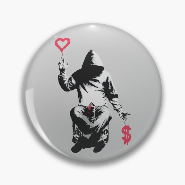 Item preview, Love Over Money - Street Art Graffiti Banksy designed and sold by WE-ARE-BANKSY.