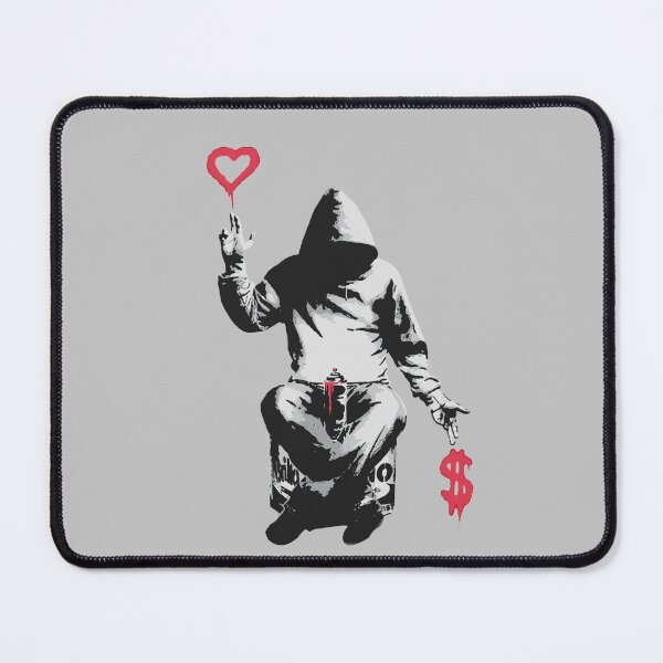 Item preview, Love Over Money - Street Art Graffiti Banksy designed and sold by WE-ARE-BANKSY.