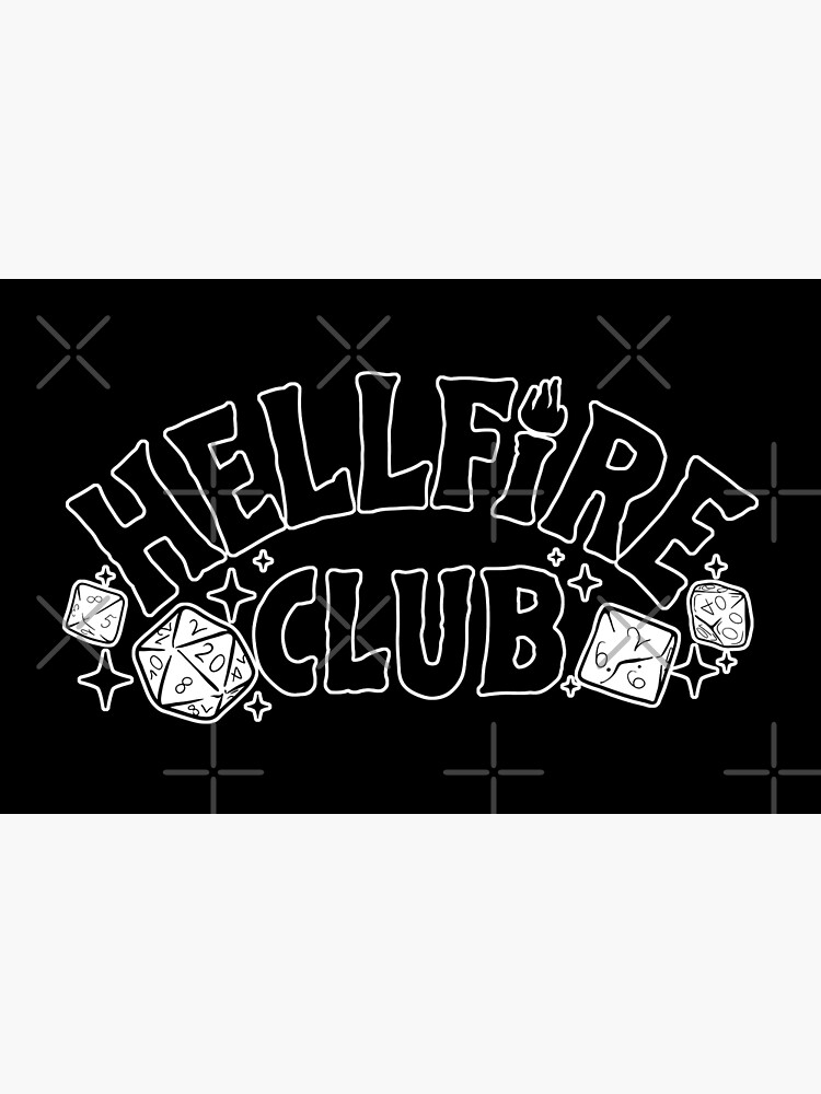 hellfire club dnd dice | stranger things tv nostalgia 80s | upside