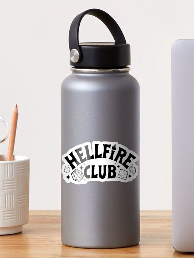 Hellfire D&D Club Die Cut Sticker, LookHUMAN