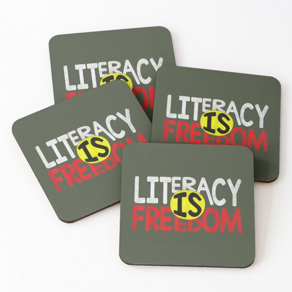 Item preview, Literacy Is Freedom                                      designed and sold by Confettids.
