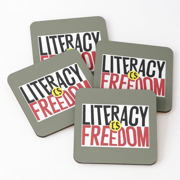 Item preview, Literacy Is Freedom                                     designed and sold by Confettids.