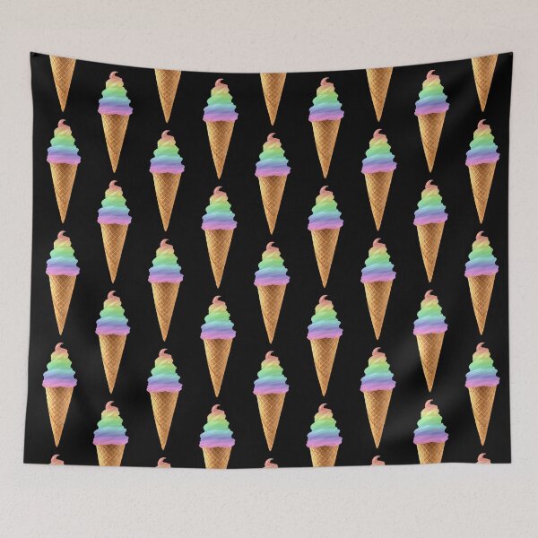 Item preview, Rainbow Swirl Ice Cream Cone designed and sold by Deborah Camp.