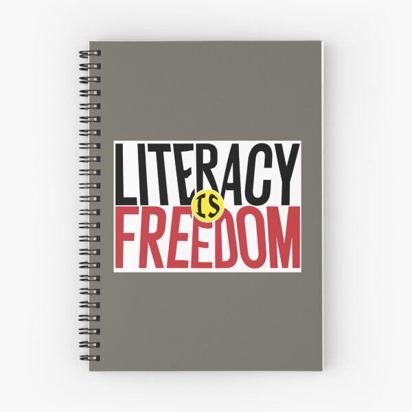 Item preview, Literacy Is Freedom                                     designed and sold by Confettids.