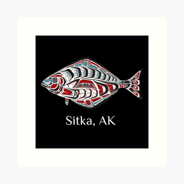 Item preview, Alaska Halibut PNW Native American Tribal Gift designed and sold by rochaafhwebst.