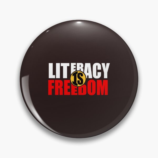 Item preview, literacy is freedom  (1) designed and sold by Confettids.
