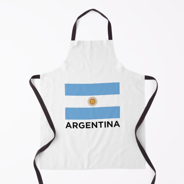 Item preview, Argentina Flag with Text - Bandera Oficial de Ceremonia (On White) designed and sold by STUDIO-72.