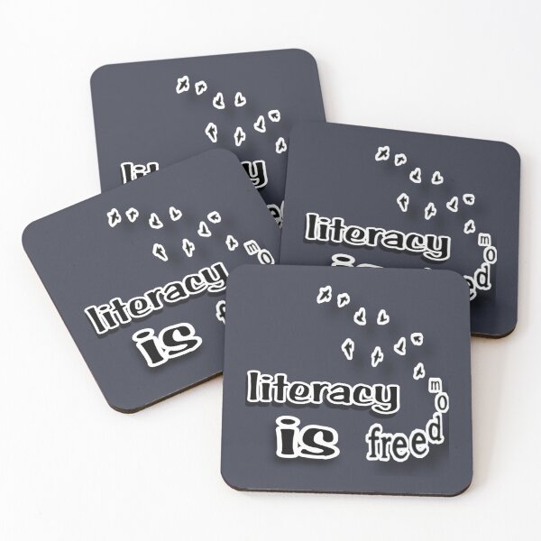 Item preview, literacy is freedom  (2) designed and sold by Confettids.