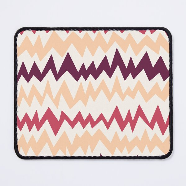 Item preview, Modern minimalist zigzag extract in blush, cream, berry pink and merlot designed and sold by FrancesPoff.