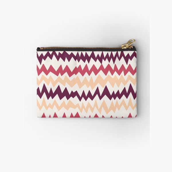Item preview, Modern minimalist zigzag extract in blush, cream, berry pink and merlot designed and sold by FrancesPoff.