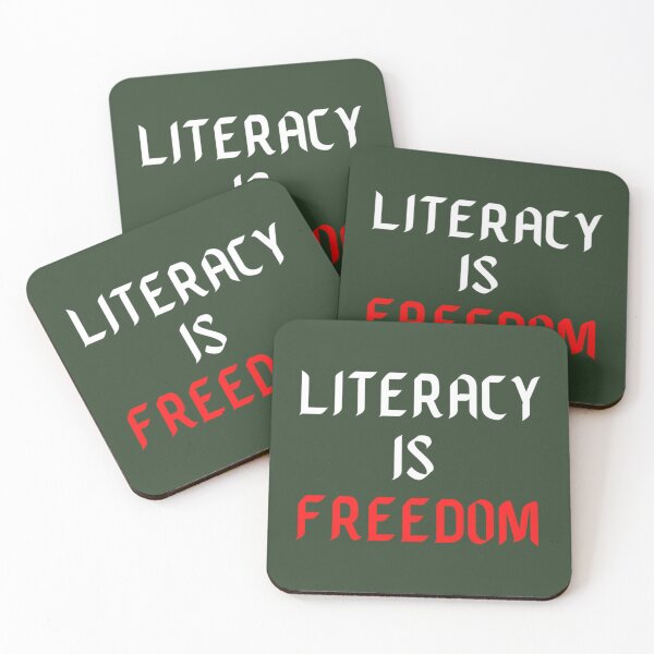 Item preview, literacy is freedom  (5) designed and sold by Confettids.
