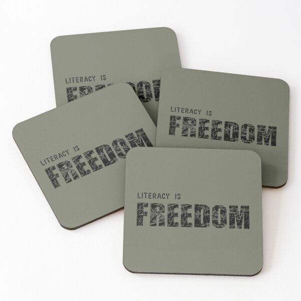 Item preview, literacy is freedom  (8) designed and sold by Confettids.