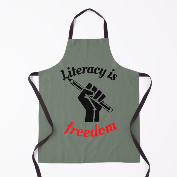 Item preview, Literacy is Freedom - hand holding a pencil   designed and sold by Confettids.
