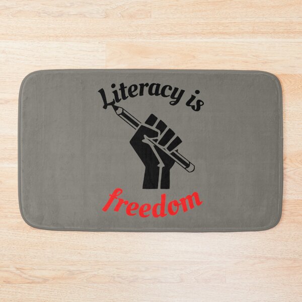 Item preview, Literacy is Freedom - hand holding a pencil   designed and sold by Confettids.