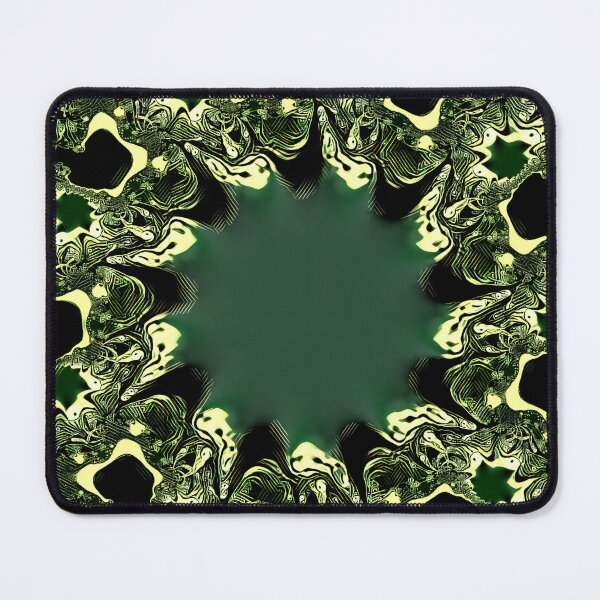 Item preview, beyond simple fractals in many shades of green on a plain background designed and sold by mister-john.