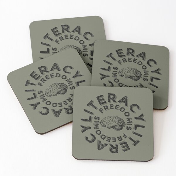 Item preview, Literacy Is Freedom Concentric Circles   designed and sold by Confettids.