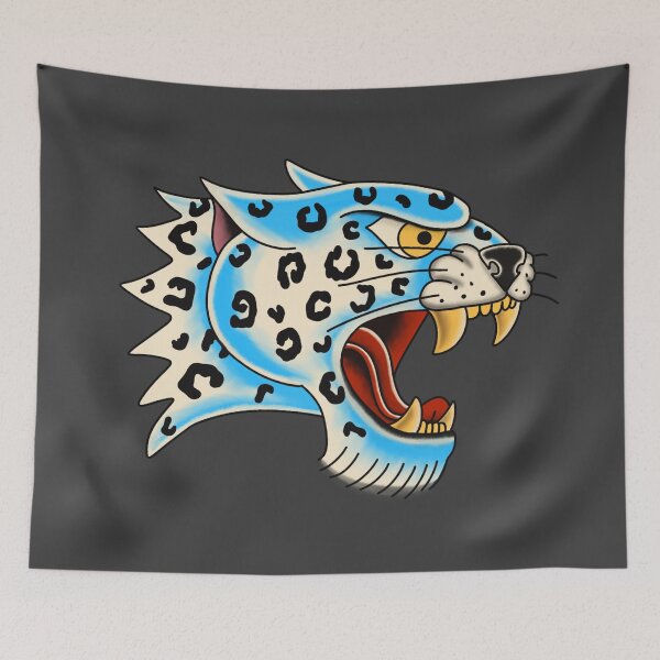 Item preview, Panther head traditional flash designed and sold by Elixerdesign.