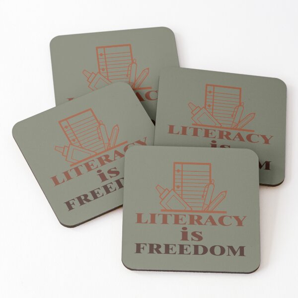 Item preview, Literacy Is Freedom Premium Scoop   designed and sold by Confettids.