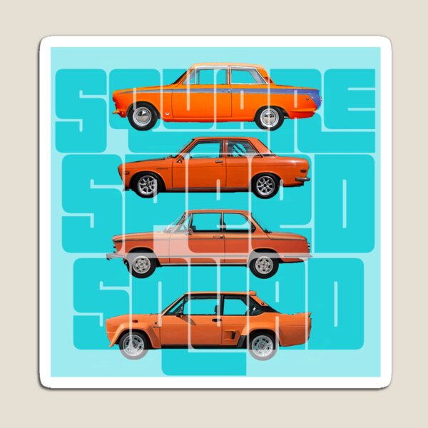 Square speed squad Magnet
