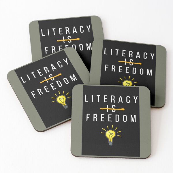 Item preview, literacy is freedom,literacy, is, freedom   designed and sold by Confettids.