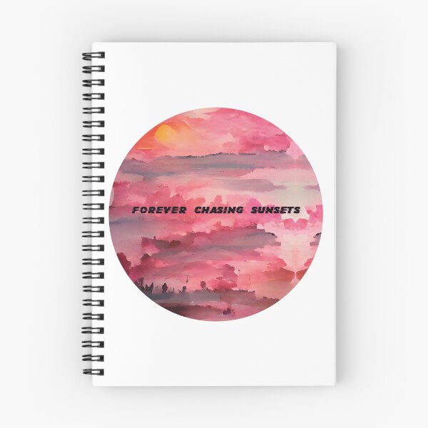 Item preview, Pink Sunset Painting - Forever Chasing Sunsets designed and sold by Unaiza Khalid.