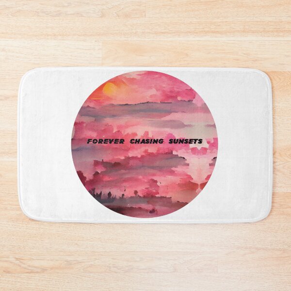 Item preview, Pink Sunset Painting - Forever Chasing Sunsets designed and sold by Unaiza Khalid.