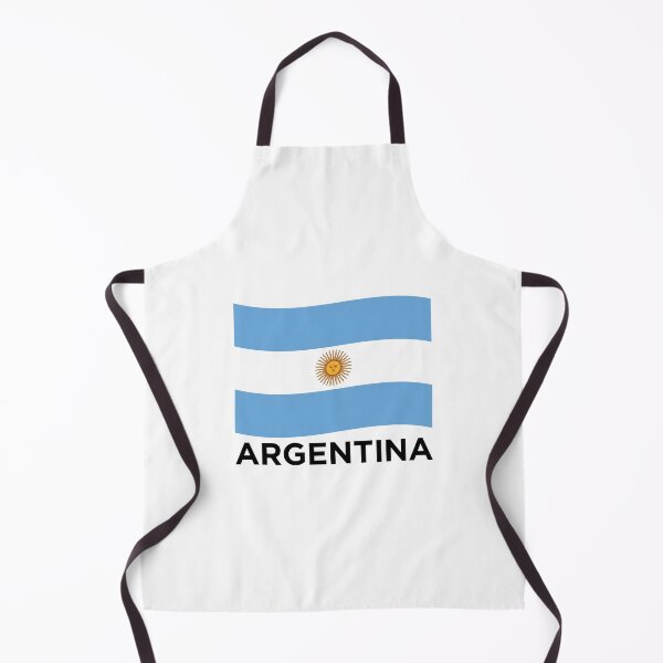 Item preview, Argentina Wave Flag with Text - Bandera Oficial de Ceremonia (On White) designed and sold by STUDIO-72.