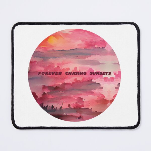 Item preview, Pink Sunset Painting - Forever Chasing Sunsets 2 designed and sold by Unaiza Khalid.