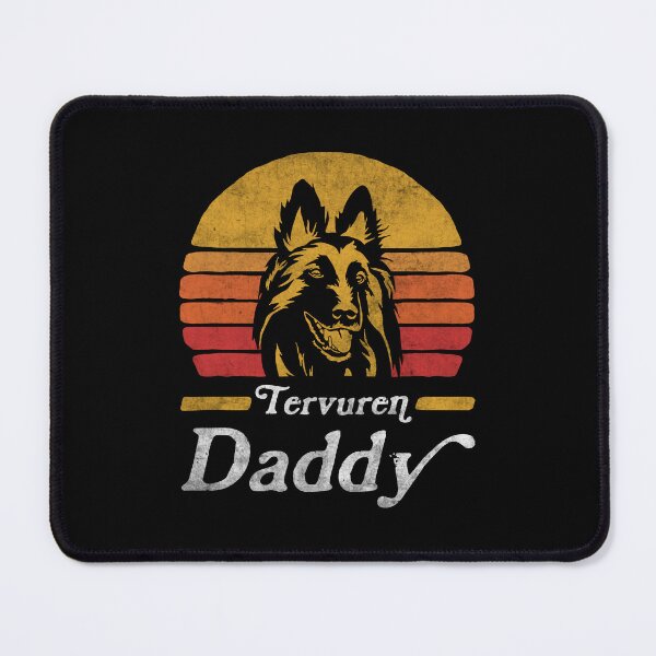 Item preview, Retro Vintage Belgian Tervuren Daddy designed and sold by More Cute Dogs.