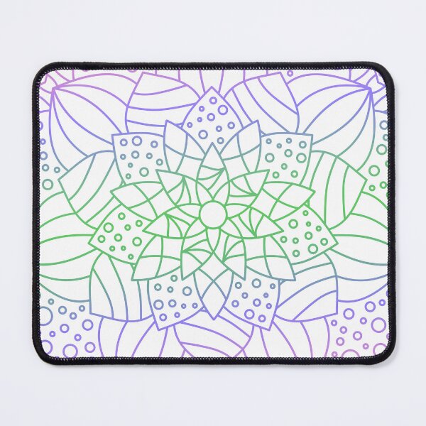 Item preview, Mandala Subtle Abstract Trigender Pride Flag Pink Lotus designed and sold by cashewdays.