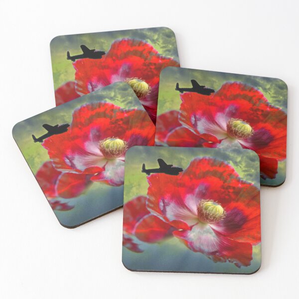 Item preview, Lancaster bomber and poppy. designed and sold by AdamsGrandad.