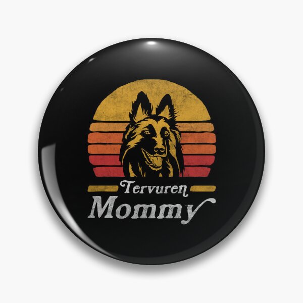 Item preview, Retro Vintage Belgian Tervuren Mommy designed and sold by More Cute Dogs.