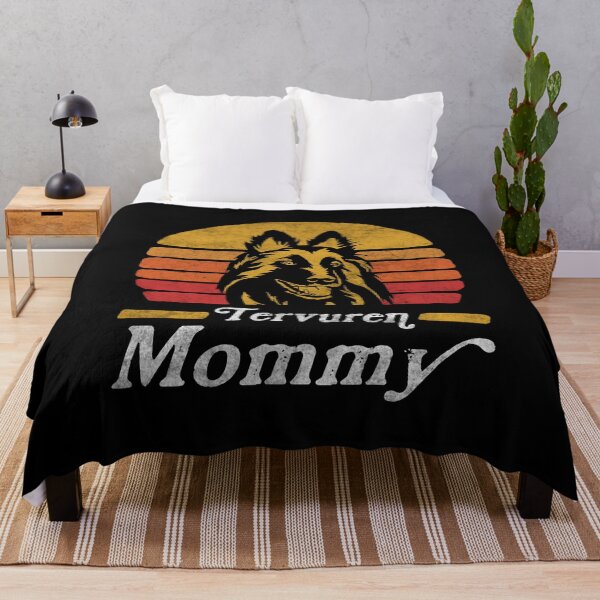 Item preview, Retro Vintage Belgian Tervuren Mommy designed and sold by More Cute Dogs.