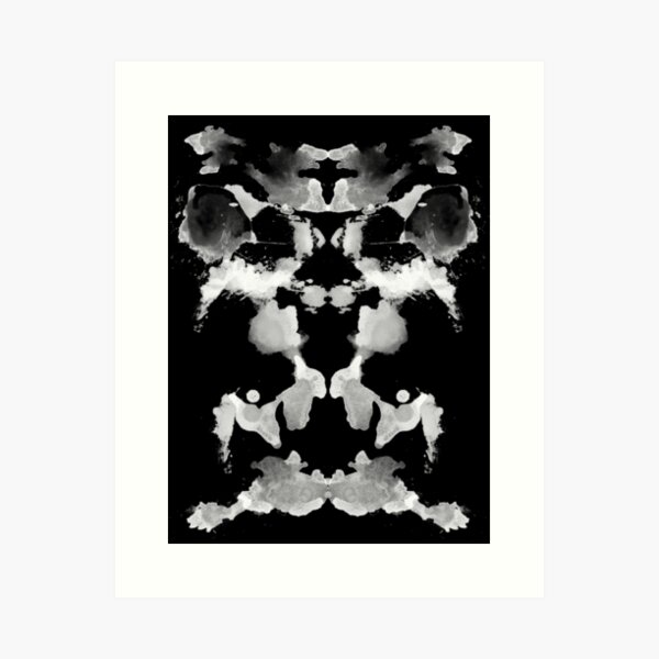 Rorschach Test, Abstract Designs - Magic Land Art Board Print for Sale by  klyngiant