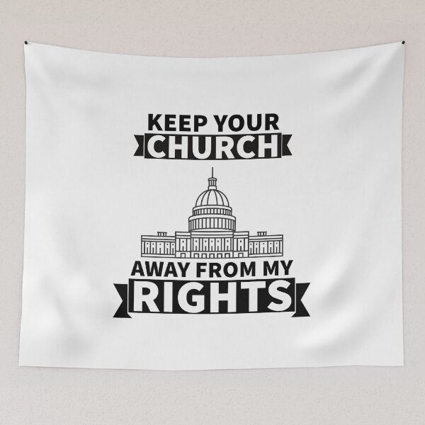 Item preview, Keep  your church away from my Rights! designed and sold by agrawear.