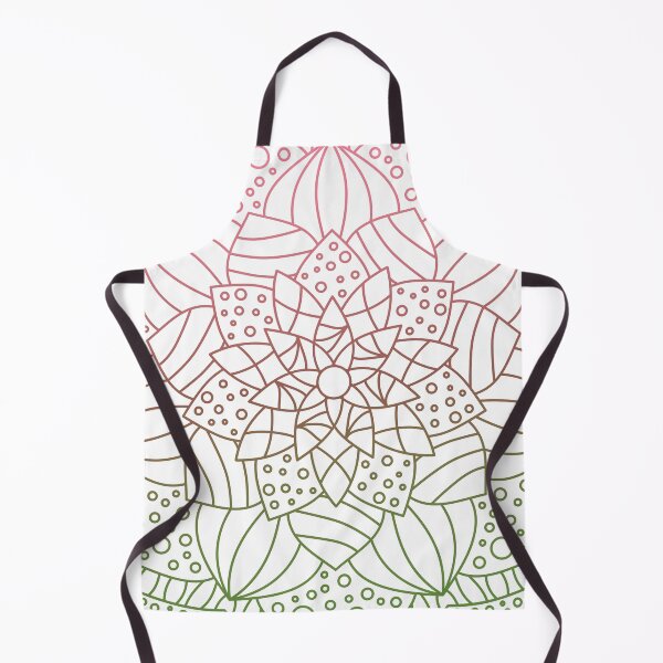 Item preview, Mandala Subtle Abstract Gynosexual Pride Flag Pink Lotus designed and sold by cashewdays.