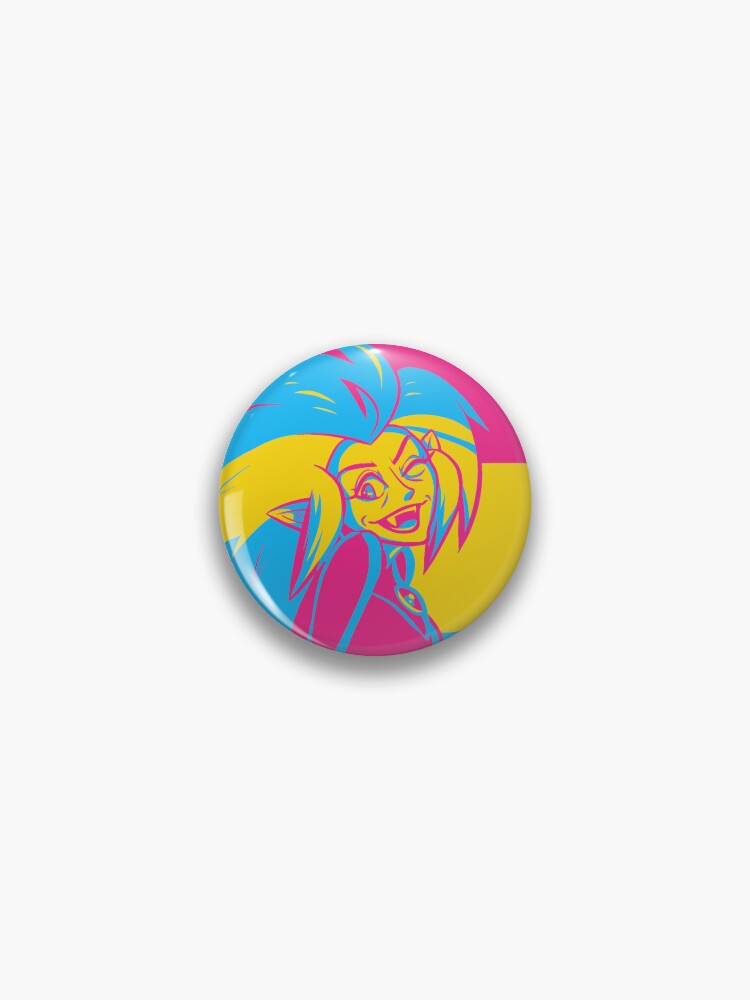 Eda Clawthorne (Pan Pride)  The Owl House Pin for Sale by