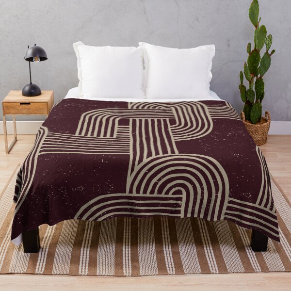 Item preview, Burgundy Woven Tile Pattern designed and sold by GubrialGraphics.