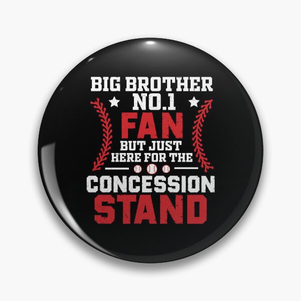 Item preview, Big Brother Fan Funny Baseball Player Concession Stand Lover designed and sold by StrongShirts.