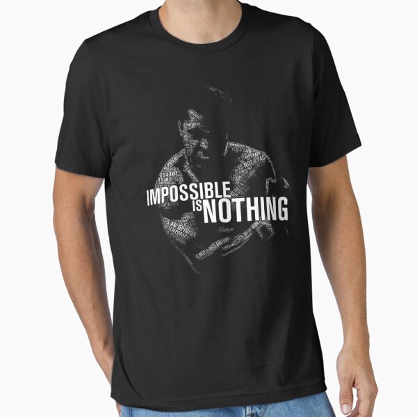 Vista previa del artículo con la obra «Muhammad Ali Imposible es Nada», diseñado y vendido por nimoncqpo.