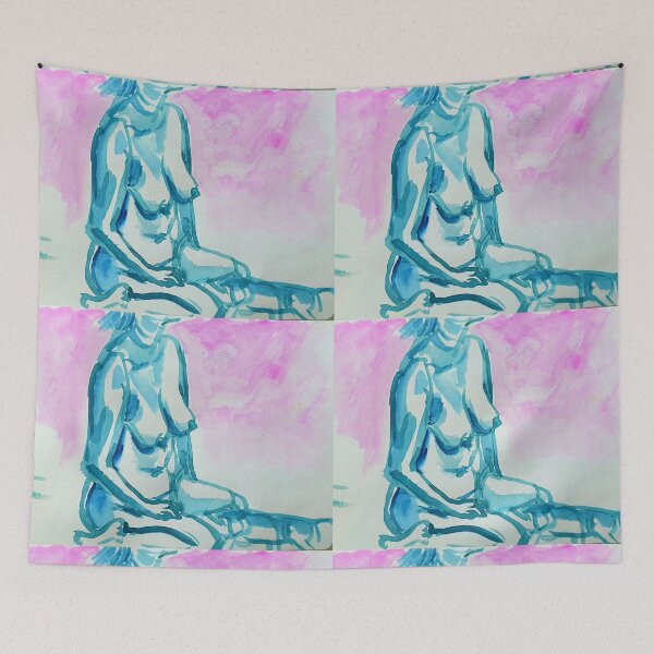 Item preview, seated nude designed and sold by Tereza Pilar  Art.