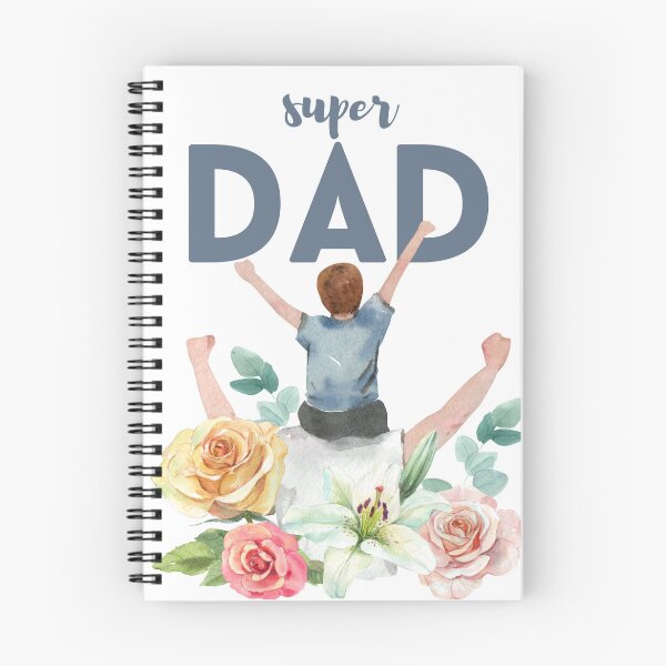 Item preview, Super Dad Floral Watercolor Design designed and sold by KidsAwesom.