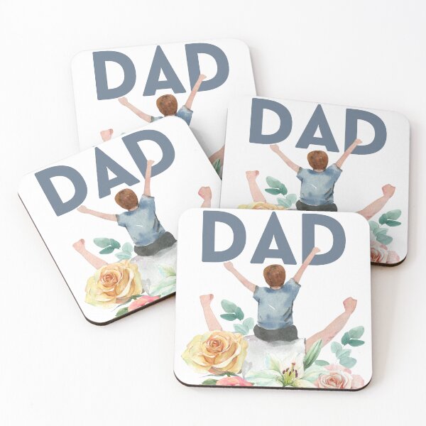 Item preview, Super Dad Floral Watercolor Design designed and sold by KidsAwesom.