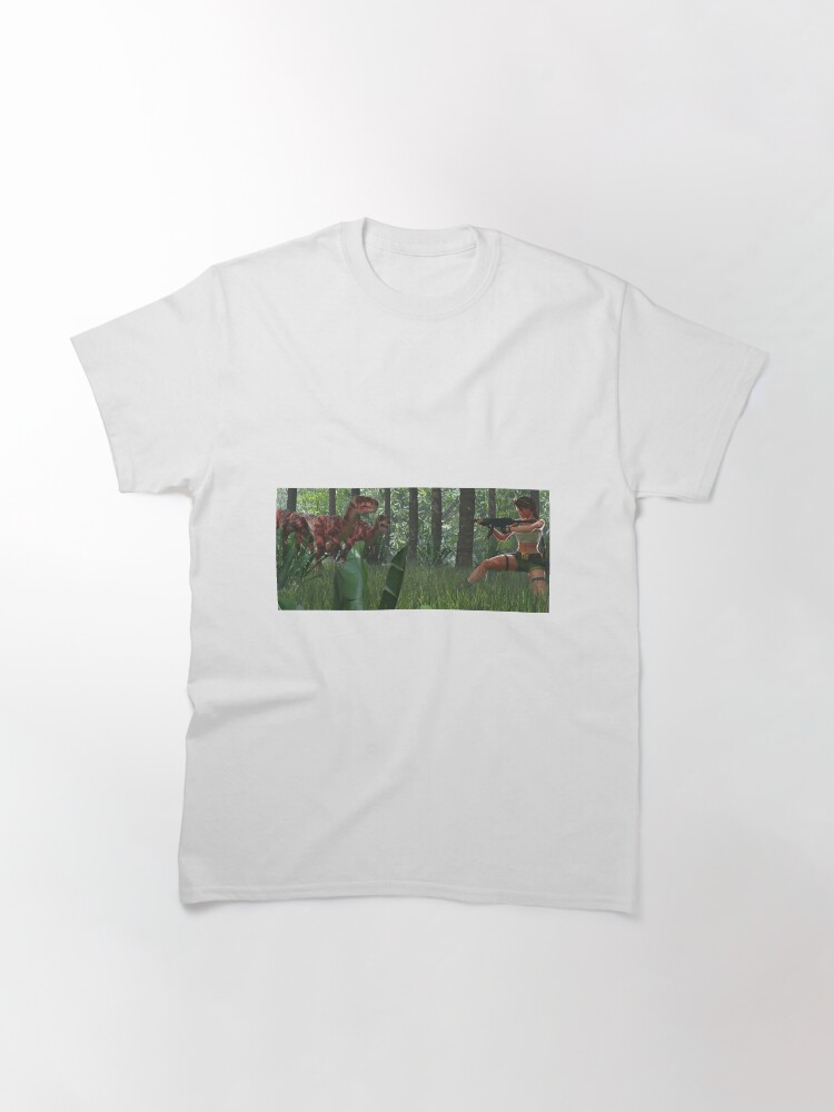 Alternate view of Tomb Raider III - raptors Classic T-Shirt