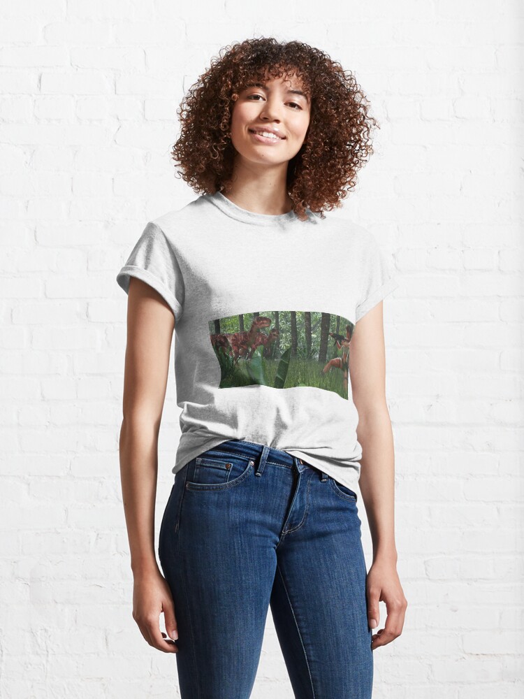 Alternate view of Tomb Raider III - raptors Classic T-Shirt