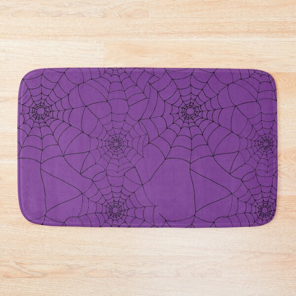 Item preview, Purple Halloween Spiderweb Cobwebs Pattern designed and sold by HotHibiscus.