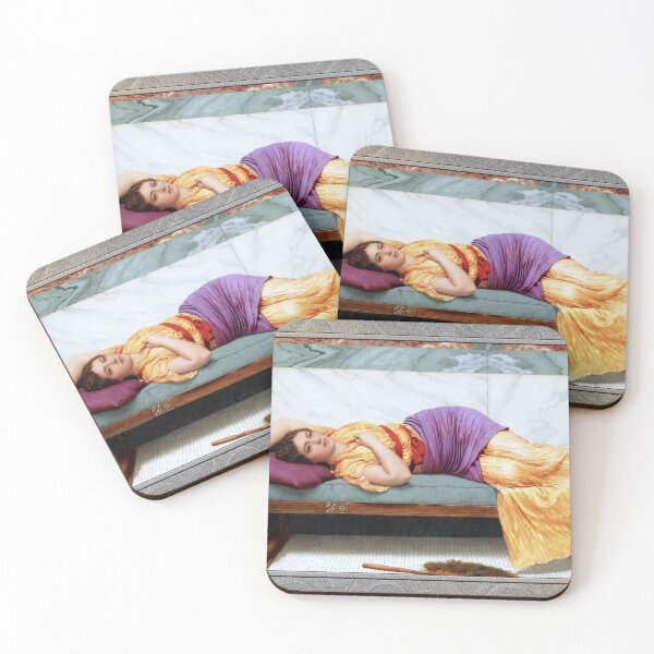 Item preview, The Day Dream by John William Godward Remastered Xzendor7 Classical Art Old Masters Reproductions designed and sold by Xzendor7 Digital Art Creations.